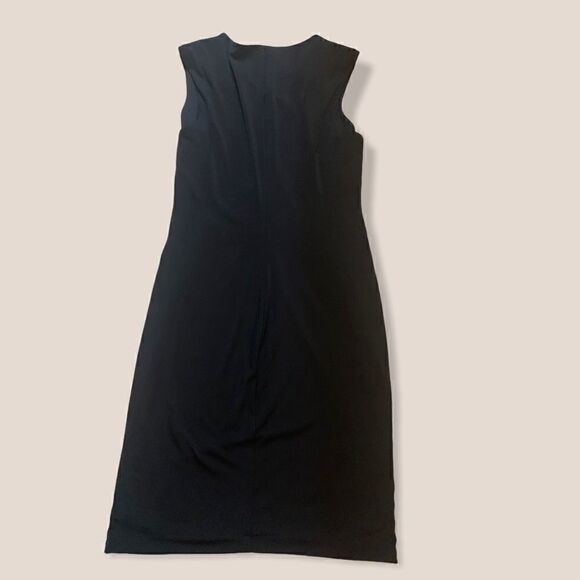 Black Small Catherine Maladrino MIDI Dress - Picture 2 of 5